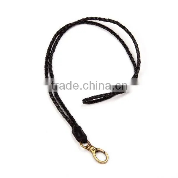 2015 Wholesale Handmade Crafts Fashion Neck Hanging Braided Leather Key Chains,key Holder Wholesale photo-3
