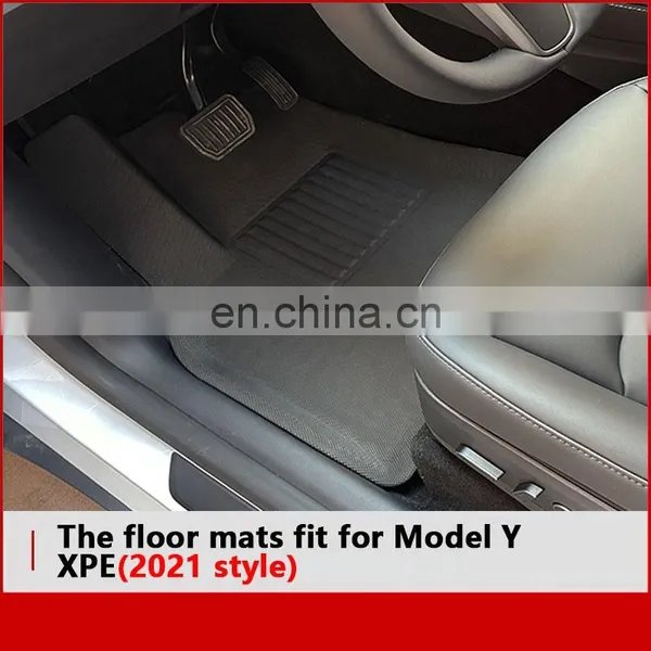 2021 Style 3D Floor Mats for Tesla Model y Car Parts Easy to Wash photo-3