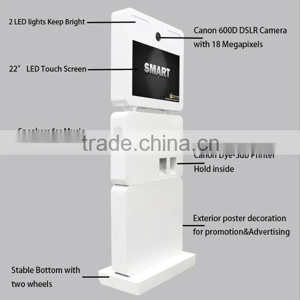 Fashion Portable Touch Screen Digital Photo Booth For Personalize Party Photo photo-4