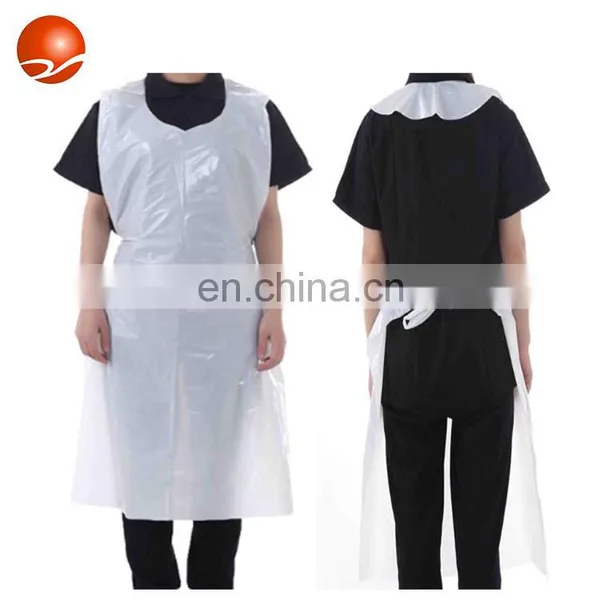 HDPE LDPE Plastic Disposable PE Apron for Food Processing Industry Service Hotel Restaurant Cooking Safety photo-2