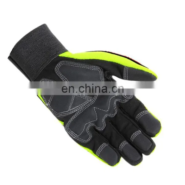 High Quality Factory Customization Impact Work Safety Cut Resistant Mechanical Gloves photo-4