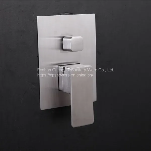 Large Size Shower Set Ceiling Mounted Rain Shower Head With Shower Arm Shower Mixer LED Light photo-3