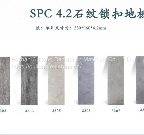 Imitation Marble Plastic Floor Imitation Stone Floor Tile SPC Floor Cement Stone Plastic Floor Manufacturers Wholesale China Guangdong Manufacturing photo-5