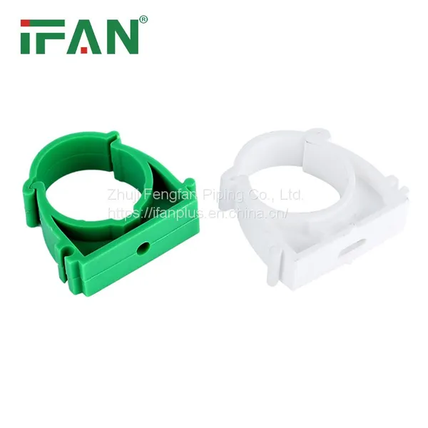 IFAN Factory Direct Sale Plastic Maliter PPR Pipe Fitting White Pipe Clip photo-3