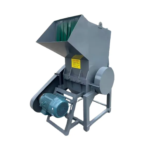 Industrial Plastic Crusher Machine for Grinding Pipes Bottles Films With Safety Protection photo-4