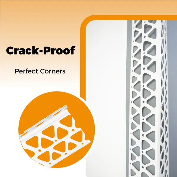 Fire Retardant PVC Corner Bead for Building Code Compliant Interior Drywall Systems