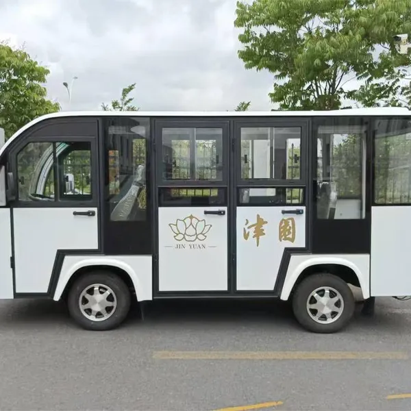 New 8-seater Enclosed Electric Sightseeing Patrol Vehicle With Heating and Cooling Air Conditioner, Rainproof and Sunproof, for Park Property Management photo-2