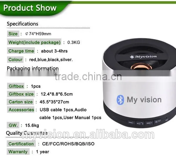 ce fc Rohs Bluetooth Mini Speaker ,mini Digital Sound Box Speaker for Gifts photo-6