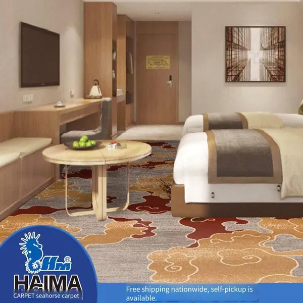 Dalian Nylon Printed Carpet With Flame Retardant, Anti-static and Anti-fouling Treatment, Five-star Hotel Carpet, Commercial Customization photo-3