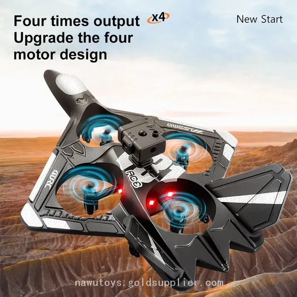 4DRC V31 WiFi FPV Drone Airplane With HD Camera Obstacle Avoidance RC Stunt Fighter Jet Easy to Fly Foam Aircraft Toys Boys photo-4