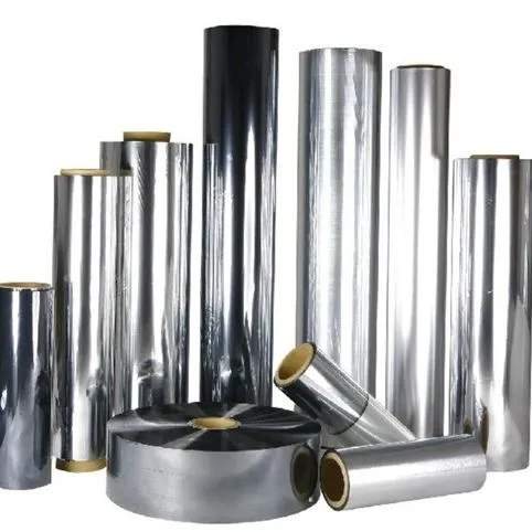 Custom MPET Metalized PET Laminate Foils, VMPET Metallized Polyester Facing Film for Thermal Insulation