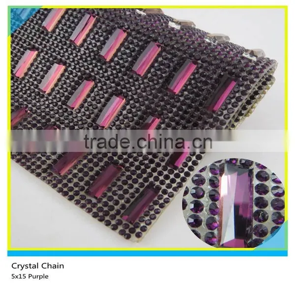 24*40 cm Hotfix Square Glass Rhinestone Mesh Sheet 8*8 mm Black photo-5