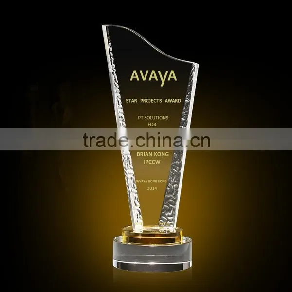 Crystal Trophy Award for Sport Competition3d Laser Crystal Trophy Award for Sport Competition