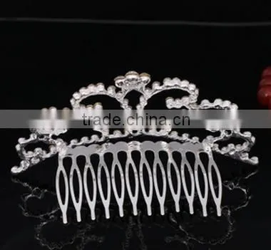Elegant Rhinestone and Crystal Beauty Pageant Crowns&tiaras Small Delica Hair Accessories photo-3