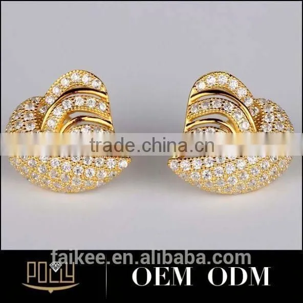 Hot Sell New Goods 925 Sterling Silver Crystal Earring Cuffs photo-2