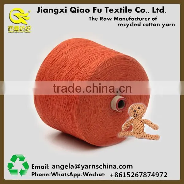 Free Yarn Samples Cotton Polyester Blended Yarn Pet Chewing Toy Cotton Yarn photo-6