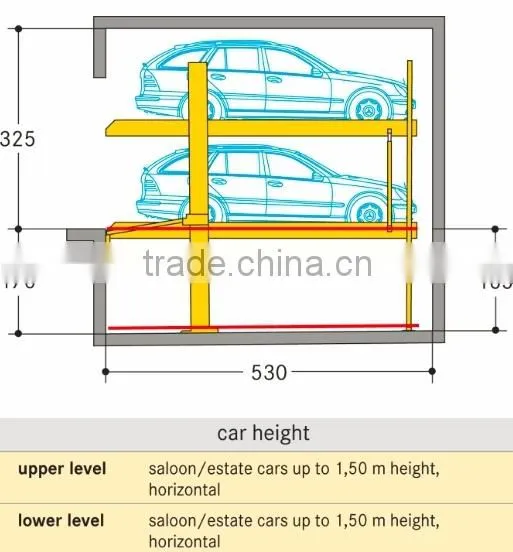 3 Levels Easy Operation Car Parking Lift System With Pit for Office photo-4