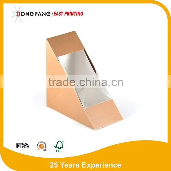 New Paper Sandwich Packging Box Take Away Paper Sandwich Box photo-4