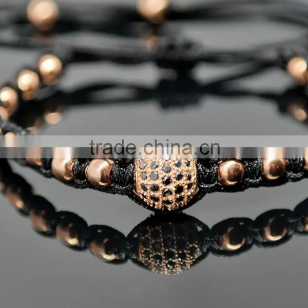 2016 SALE Latest Fashion Beaded Rope Bracelets,stainless Steel Beads Design Bracelet Jewelry photo-4