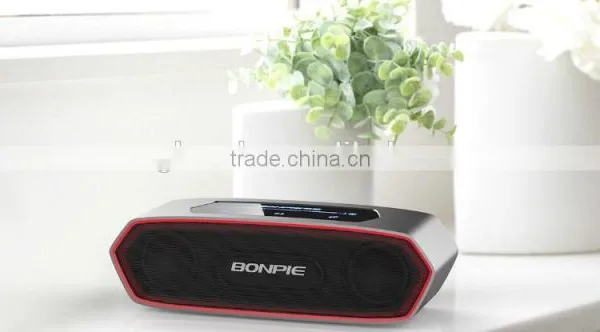 Bonpie Touch Screen Portable Wireless Bluetooth Speaker Super Bass Stereo Sound for IPhone, IPad, Any Bluetooth Devices, Built-i photo-2