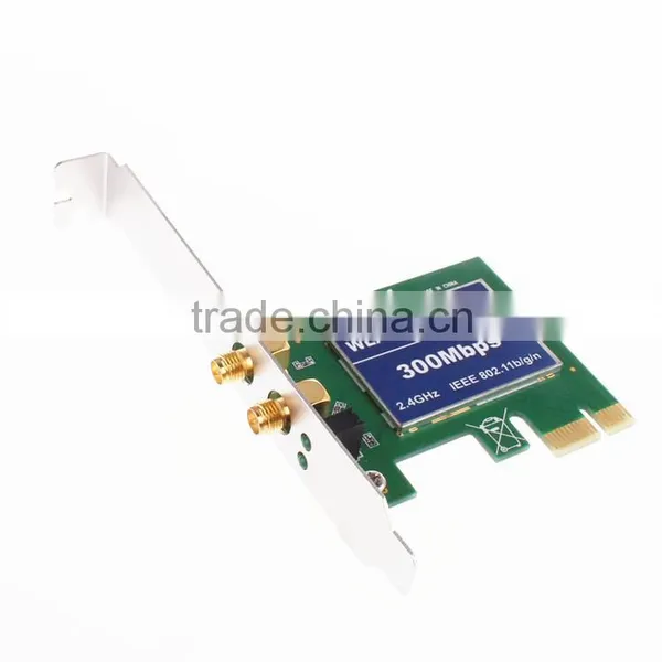 Mini 2T2R 2dBi Built in Wlan PCI-E Card Wireless 300Mbps RT5392 WiFi USB Dongle With External Antenna photo-3