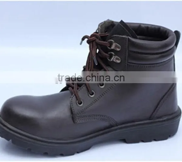 Quality Price of Leather Natural Rubber Outsole Safety Work Shoes Safety Shoe 9508 photo-2