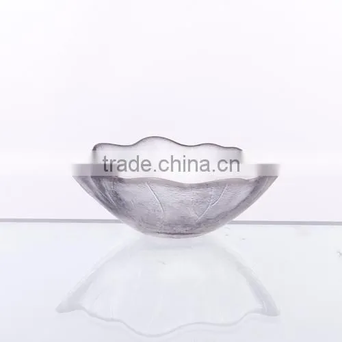 Handmade Small Glass Butter Dish