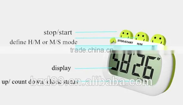 Promotion Smile CountUp and Countdown Large Digital Kitchen Timer With Magnet / Electronic Items Manufacturer photo-4