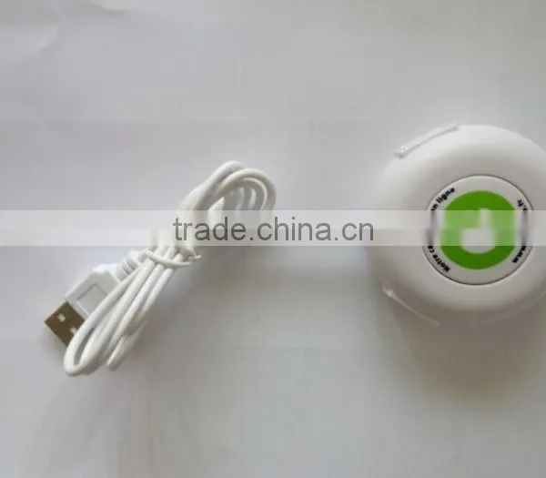 Promotional Gift Computer Round Shape 3 Port Usb Hub With Website Button photo-3