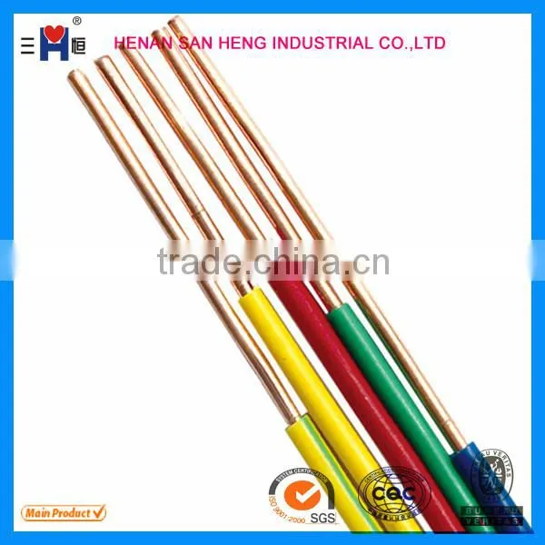 600V Single Core Cu/pvc 600v Insulated Pvc Copper Strand TW THW Cable Wire photo-2