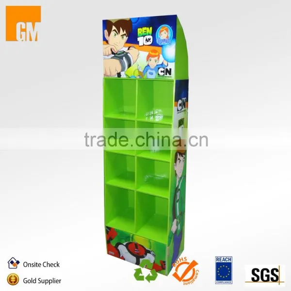 POP UP 8 Cells Cardboard Stationary Display Stand photo-2