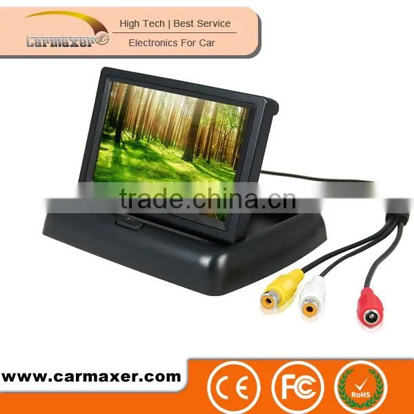 Mini Car Monitor 2ch 4.3 Inch TFT 12V Car Lcd Monitor Mini tv