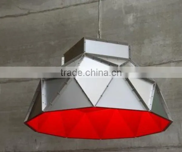 Dutch Designer Hanging Lamp Heavy Industrial Look-and-Feel Metal Triangles Pendant Lights photo-3
