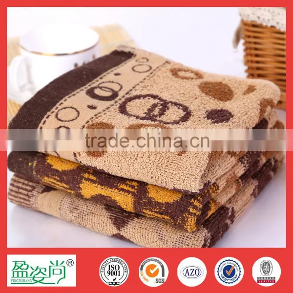 Kitchen Towel 2015 Wholesale Hand Towel Circle Patten Cotton Towel Jacquard Face Towel photo-6