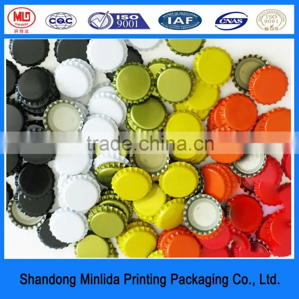 Food Grade Customized Printed Tin Bottle Caps
