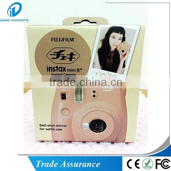 New Selfie Edition Fuji Polaroid Instax Camera Mini8 Plus Instant Camera Cocoa Color photo-5