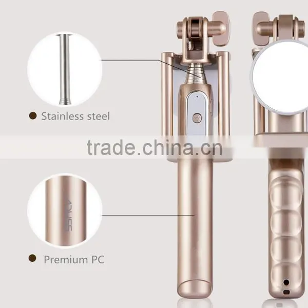2016 Fashion Mirror Selfie Stick With Flash Lights photo-5
