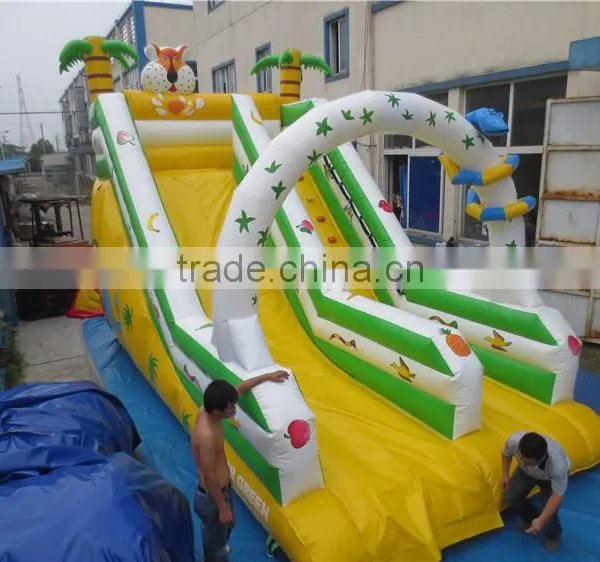 Lanqu PVC Inflatable Jungle Slide for Kids With CE photo-3