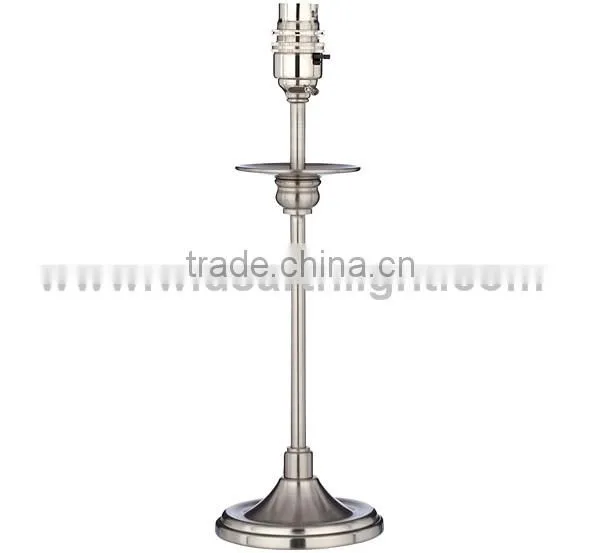 UL Hotel Lighting Factory Metal Table Light Base Only In Nickel Finish For Project B30011