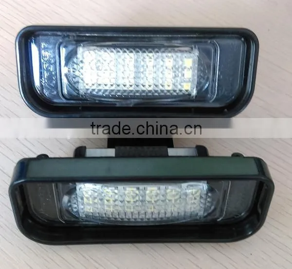 E-mark Super Brightness LED License Plate Lamp for W220 Led Number Plate Lights for Mercedes W220 S-CLASS 1999-2005 photo-4