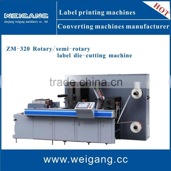 ZM-320 Label Rotary /semi Rotary Die Cutting Machine/label Converting and Finishing Machine Fore Digital Pre