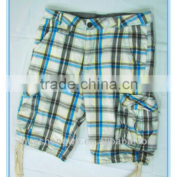 100% Cotton Bermuda Men Casual Walking Cargo Short Pants
