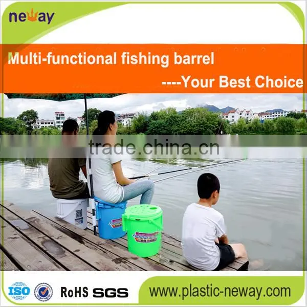 Cheap Colorful Multi-function Plastic Fishing Bucket photo-4