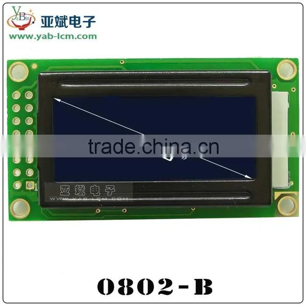 0802 Lcd Module 5V 3.3V LCM Display Black Character Small Lcd Display photo-5