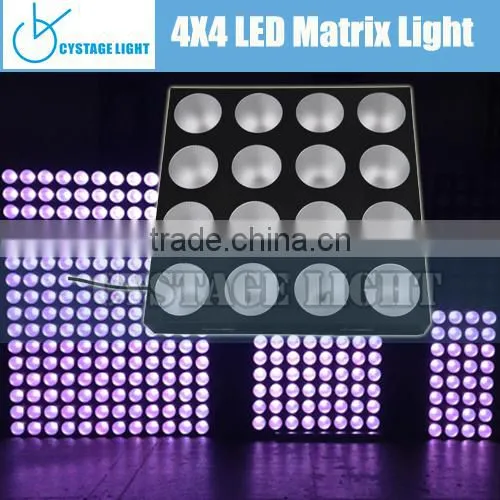 China Dj Equipment Led Blinder Light 4x4 3in1 Rgb Led Matrix Dmx Light photo-2