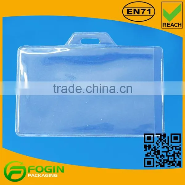 2016 Business Soft Pvc Card Holder for Displaying