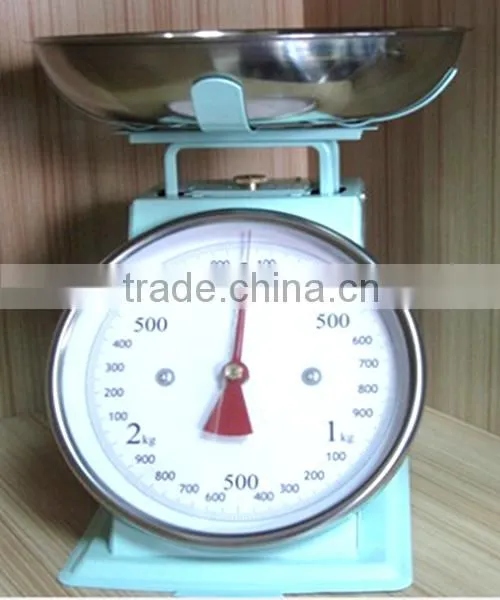 Round Cute Commercial 1kg/3kg/5kg Kitchen Food Scale photo-2