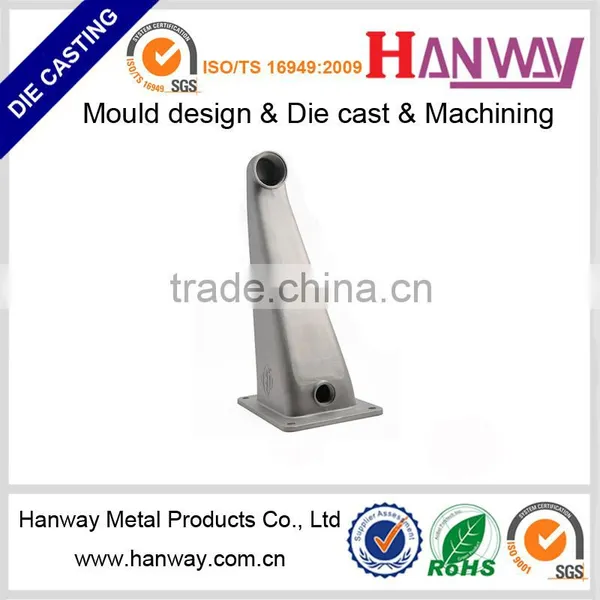CNC Precision Machining Powder Coating Cctv Security IP Camera Housing Wall Mount Bracket Die Casting Aluminum