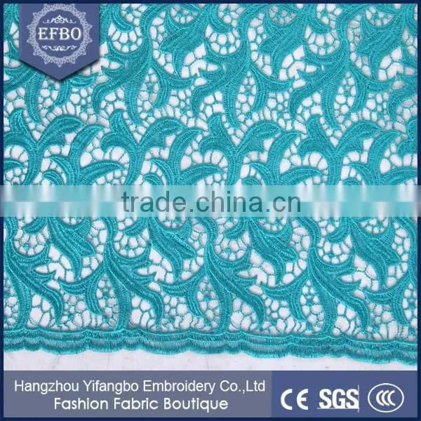 Guipure Lace/cupion Lace Fabric Embroidery George for Indian Bridal Lace Fabric photo-3