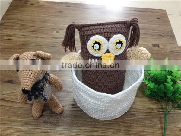 Crochet Handmade Baseket , Decorative Basket , Crochet Basket Set photo-2